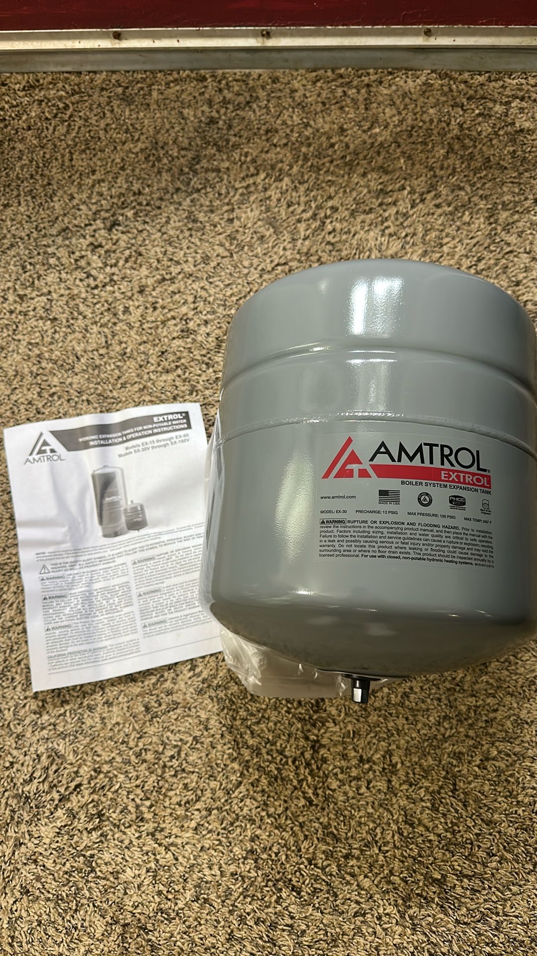 Amtrol Ex-30 Expansion Tank
