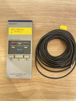 3/4 Video deck remote shuttle