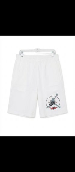 Vintage Nike Air Jordan Flight Graphic Cotton Shorts One Size Large 90s - Y2K Boot Leg Shorts Made In USA