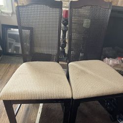 two vintage chairs