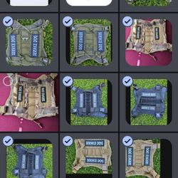  Service Dog Tactical Harness All Size