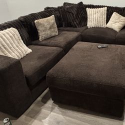 Left facing Sofa And Ottoman