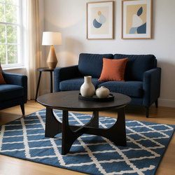 Harlan Coffee Table with Curved Base