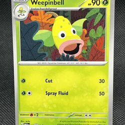 Pokémon TCG Weepinbell 070/165 Common Non Holo 