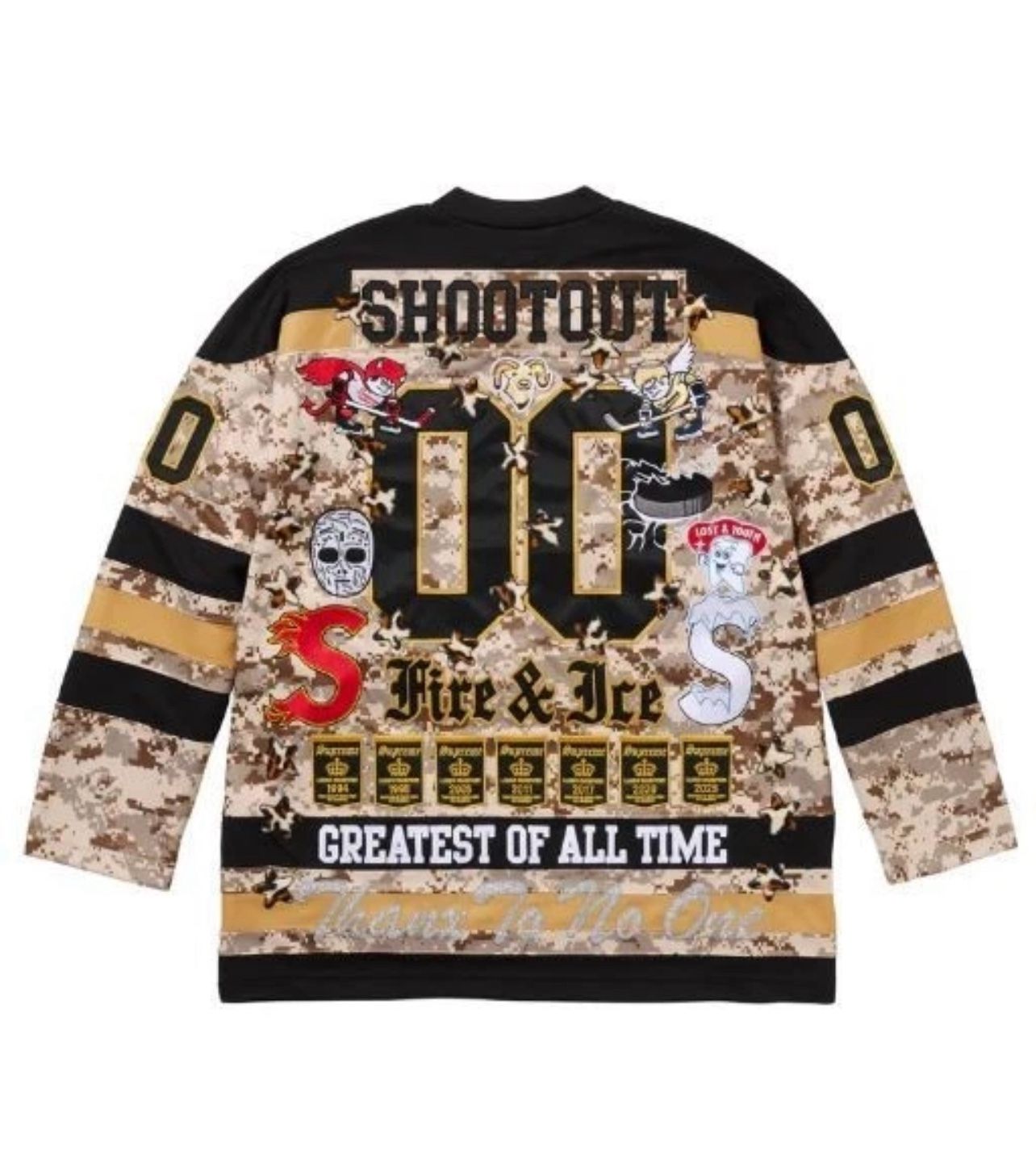 Supreme Fire & Ice Hockey Jersey Digi Camo