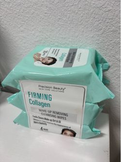 3 pack of collagen wipes