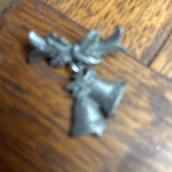 Pewter Antique Brooch 