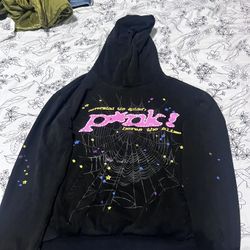 black sp5der hoodie size M
