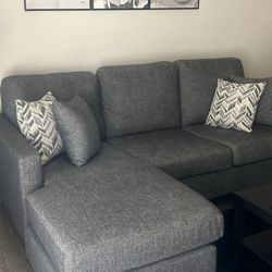 Grey L Shaped Sectional