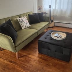 Sofa Bed + Ottoman