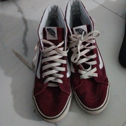 Red VANS W9.0 M7.5