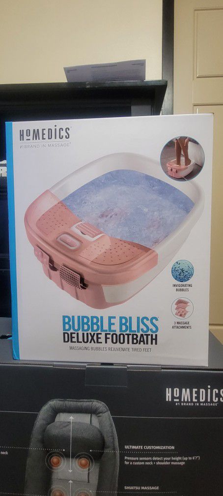 HOMEDICS Bubble Bliss Deluxe Footbath 