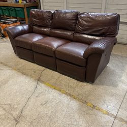 Brown Leather Recliner