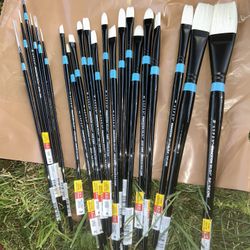 Paint Oil And Acrylic Brushes