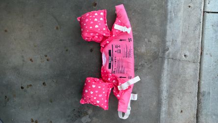 Girls Pink Unicorn Life Vest