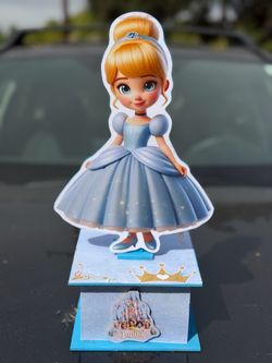 Cinderella Princess Custom Party Centerpiece