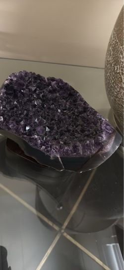 Natural Amethyst Crystal Cluster Geode