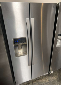 Great deal — Kenmore stainless side‑by‑side w/ ice & water
