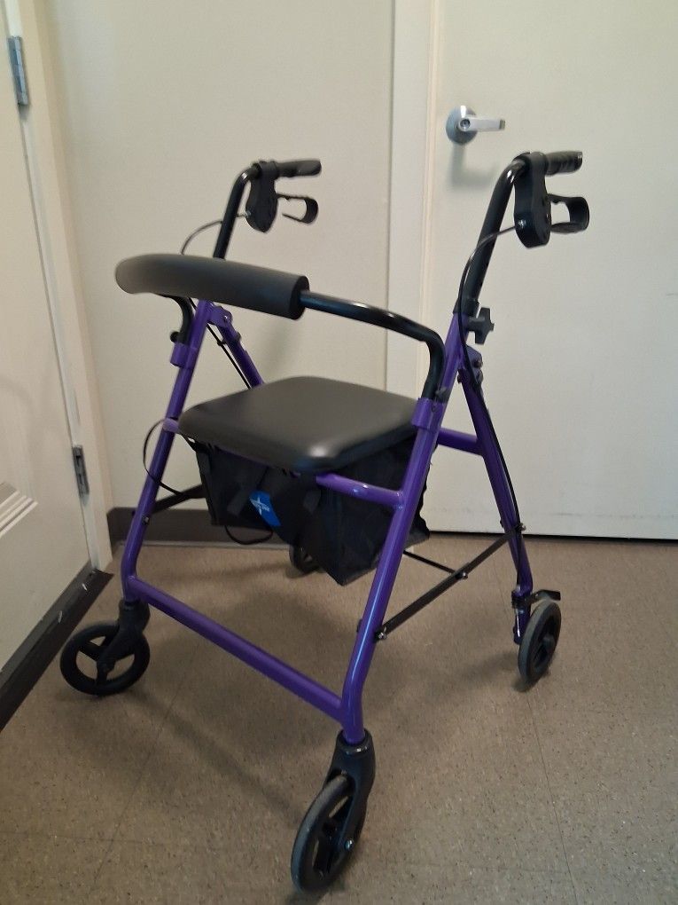 Guardian.
Medical walker , grape purple 💜 , rare color... Brand new ..freshly assembled cash  