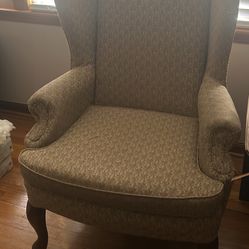 Antique Wing Back Chair