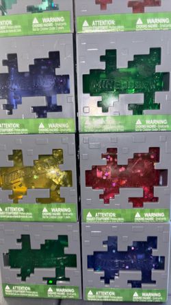 Minecraft Crystal Creeper Squishy Set