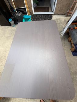 Electric Standing Desk 47” Gray Wood Grain – Works, 24” to 48” Height