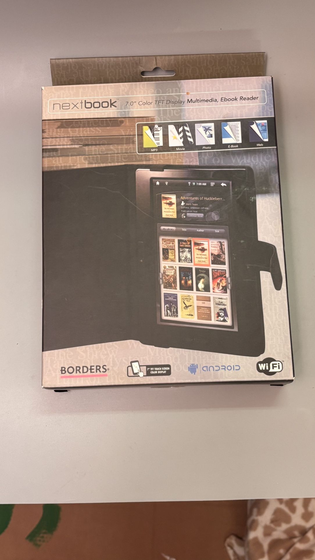 Nextbook 7” TFT DISPLAY multimedia e-book reader