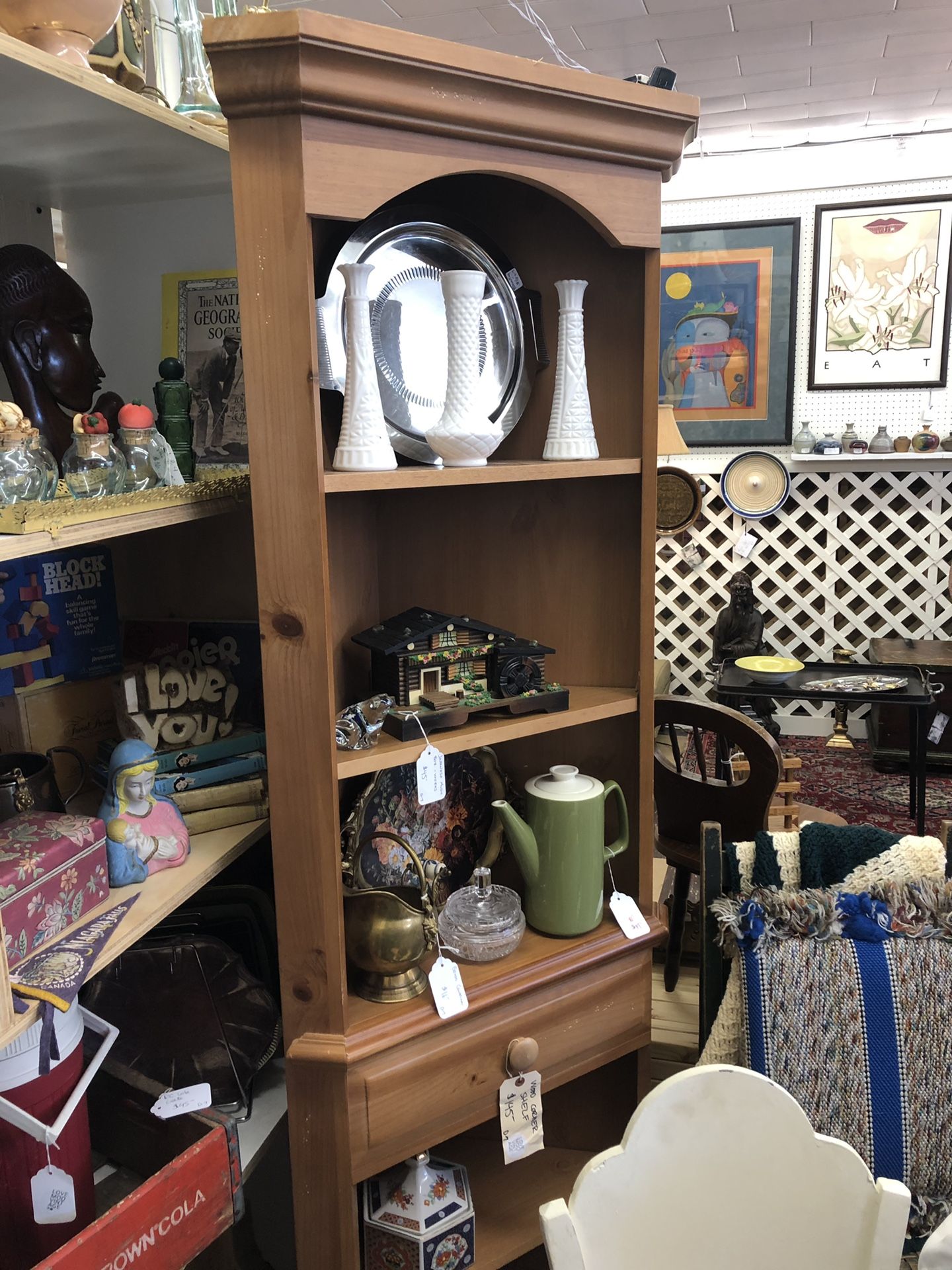 Sale! Wood Corner Shelf