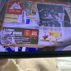 Propane Outdoor Camper 2 Burner Camp stove 