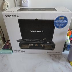 Record Playing Victrola