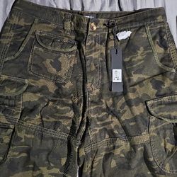 Camouflage Cargo Shorts