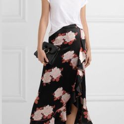 Ganni Satin Maxi Skirt Size 38(S)