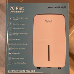 Whirlpool 70 Pint Dehumidifier 