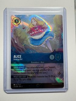 Alice Growing Girl Lorcana