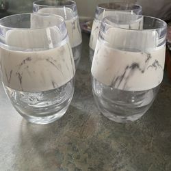 4 Freezer Glasses