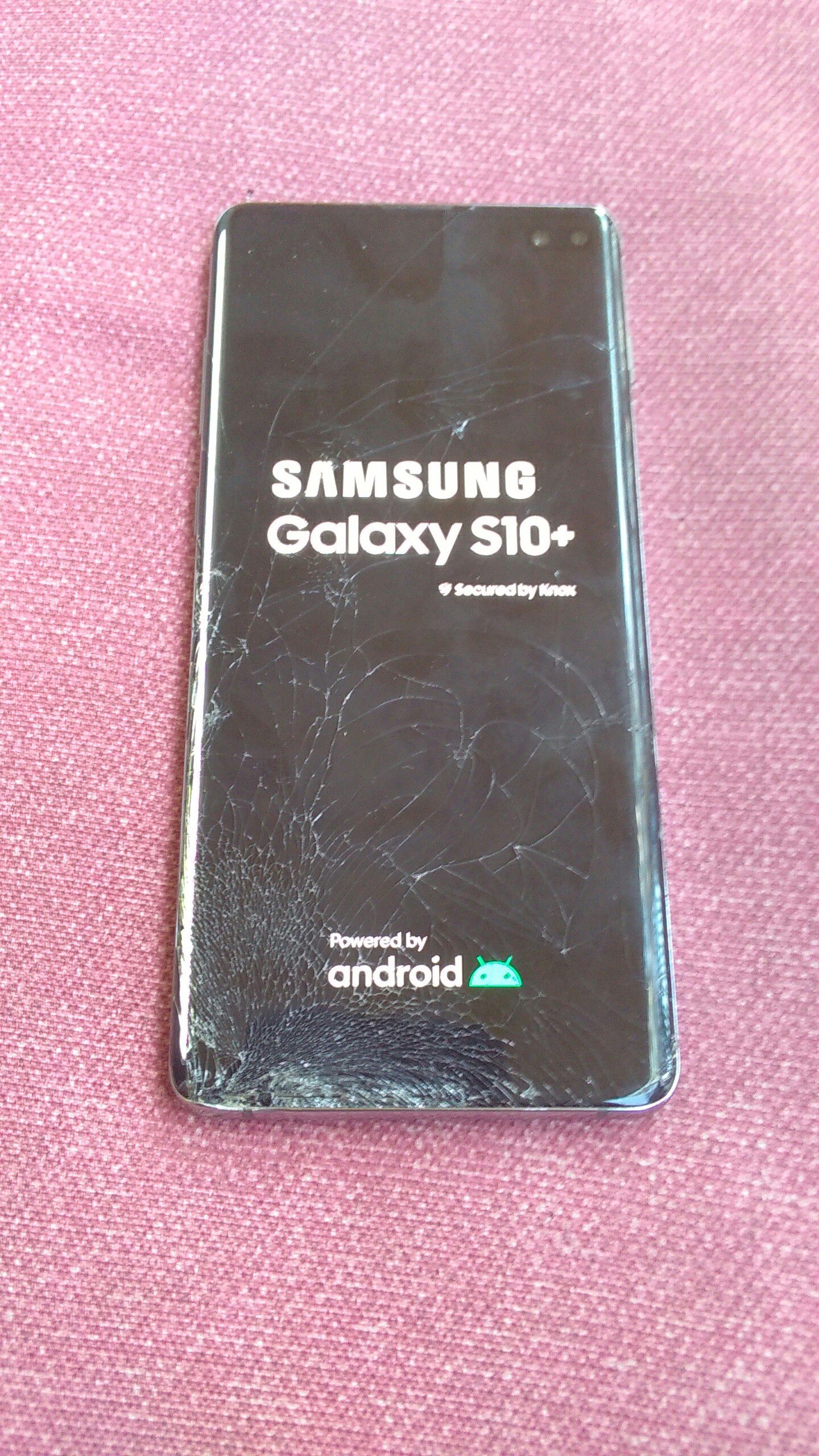 At&t Galaxy S10 plus crack screen