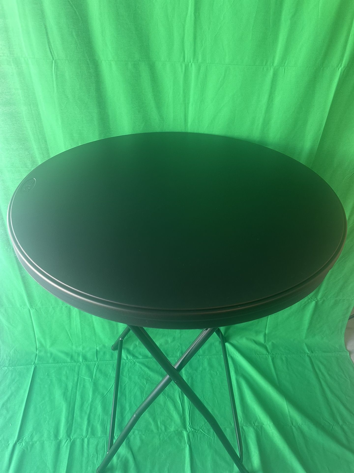 32” cocktail table $65 each table color available black  white