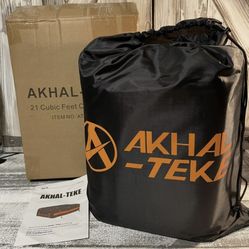 Akhal-Teke 21 Cubic Feet Roof Car Bag Gray And Orange 