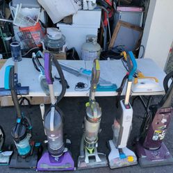 entry level and high-end vacuum cleaners galore all work perfect