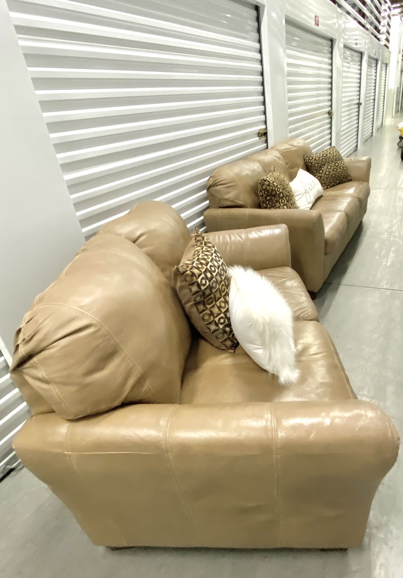 Leather Sofás Set
