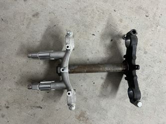 KLX 110 Triple clamp with bar risers