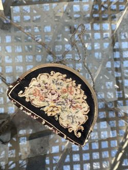 Vintage Petite Point Evening Bag