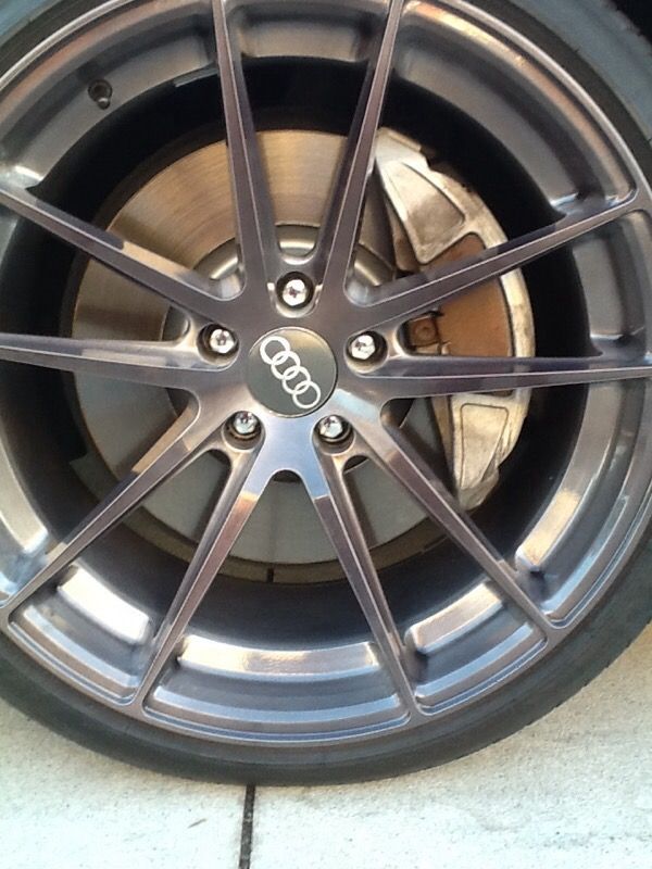 20"new stance SC1 brush titanium wheels/tires for AUDI A7 2016