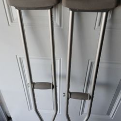 Adjustable Height Crutches (New)