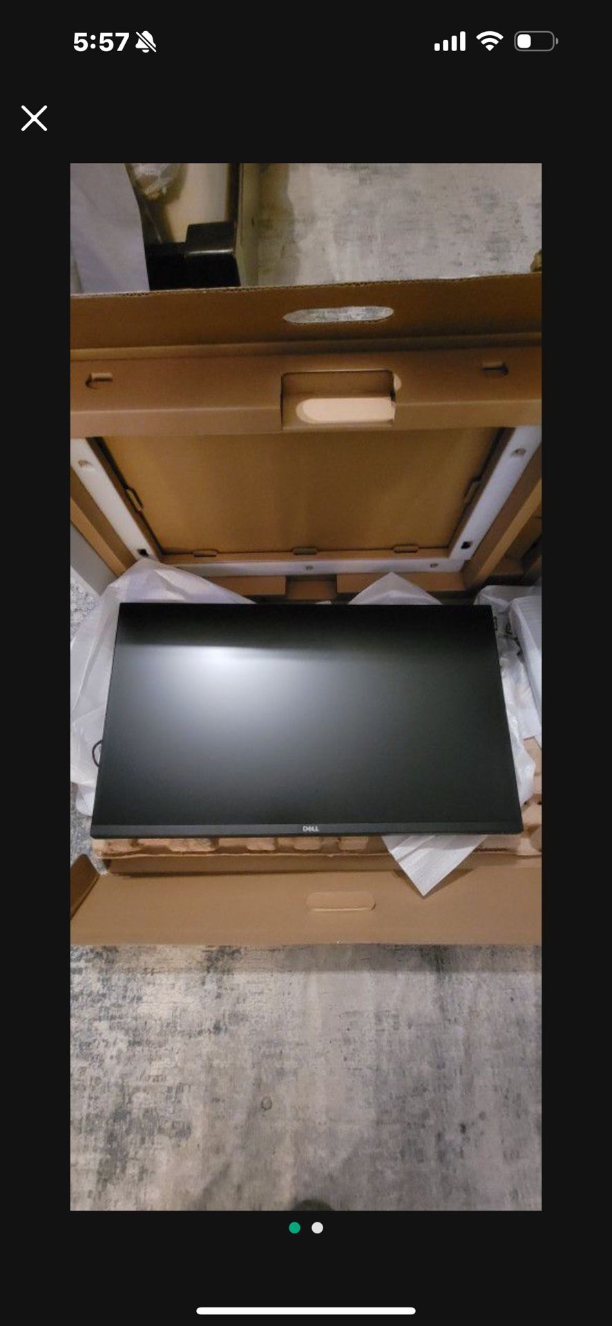 Dell 27" Curved Monitor New