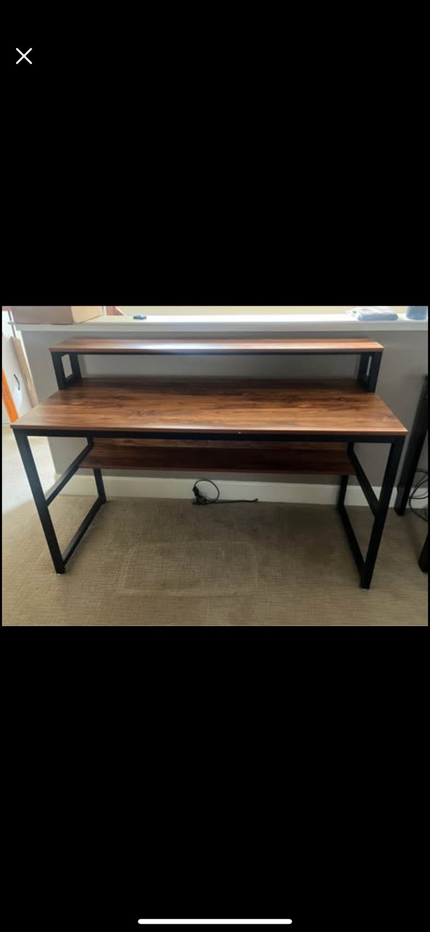 Large computer desk