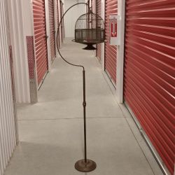 Antique Art Deco HENDRYX Bird Cage With Floor Stand