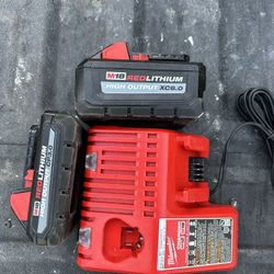 Milwaukee Batteries And Charger