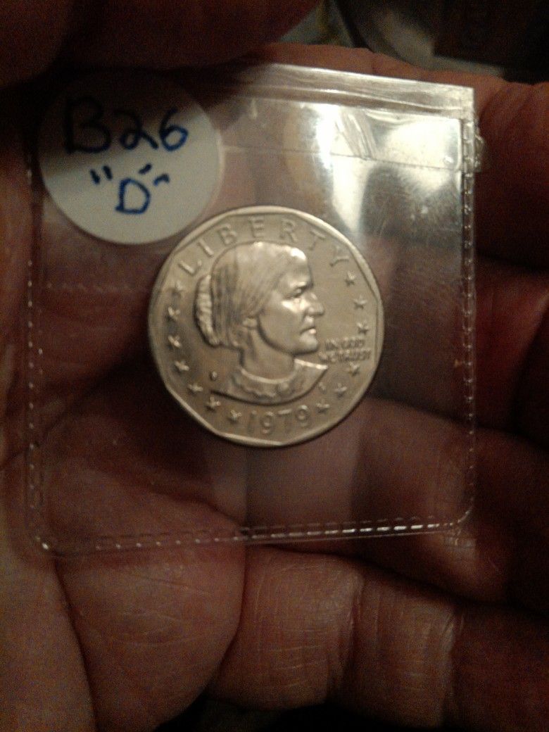 1979 Vintage Susan B Anthony Dollar Coin