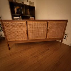 Natural Brown TV Stand 